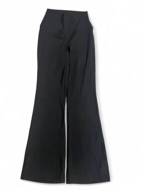 90 Degrees High-Rise Black Flared Yoga Pants